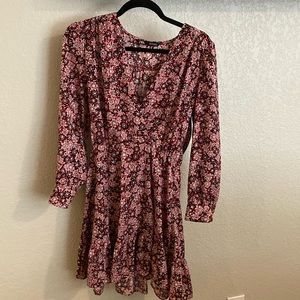 Pink floral Zara dress